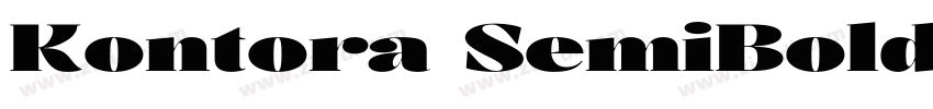 Kontora SemiBold字体转换 Kontora SemiBold字体转换